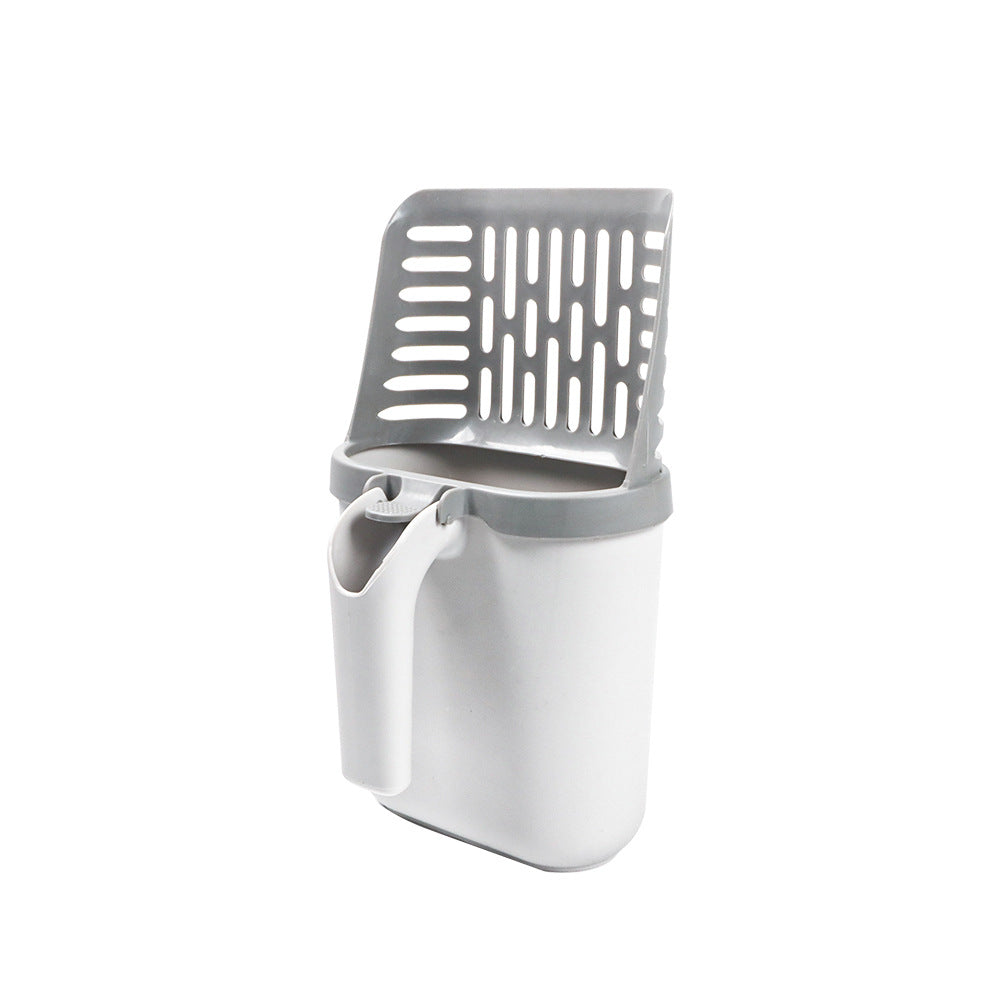 Cat Litter Shovel Set with 2 rolls Bin Bag Large Capacity