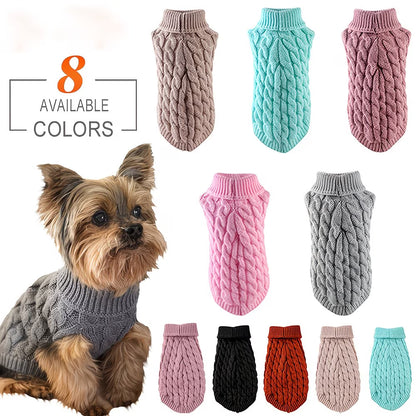 Sweater for Cats and Dogs, a Warm Pullover, Ideal for Small Cats and Dogs
