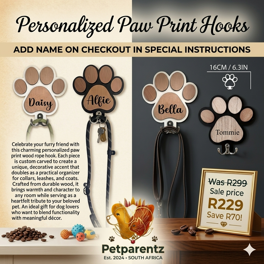 Personalized Paw Print Hook