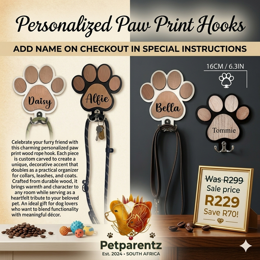 Personalized Paw Print Hook