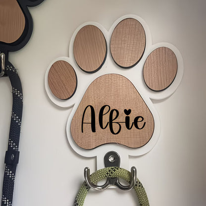 Personalized Paw Print Hook