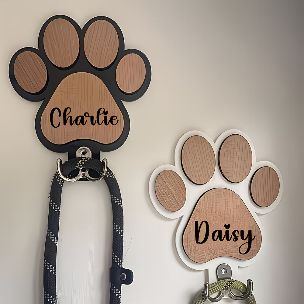 Personalized Paw Print Hook